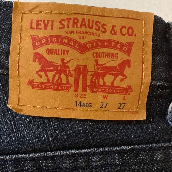 Levis 14 boys jeans - Picture 2 of 4